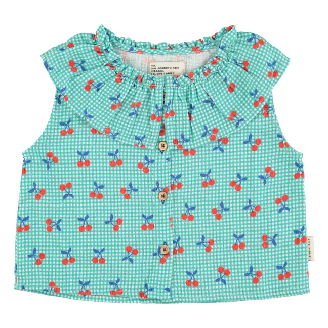 Top Cereza | Turquoise
