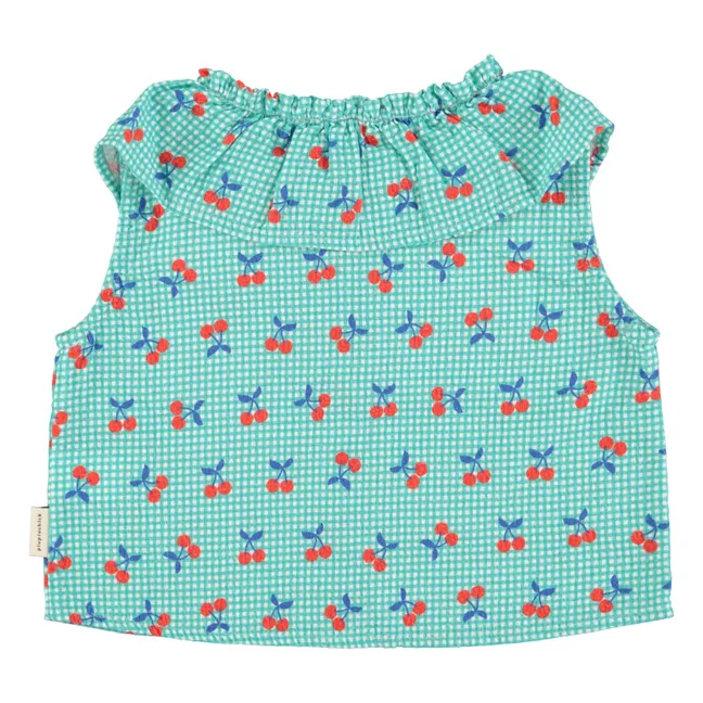 Top Cereza | Turquoise