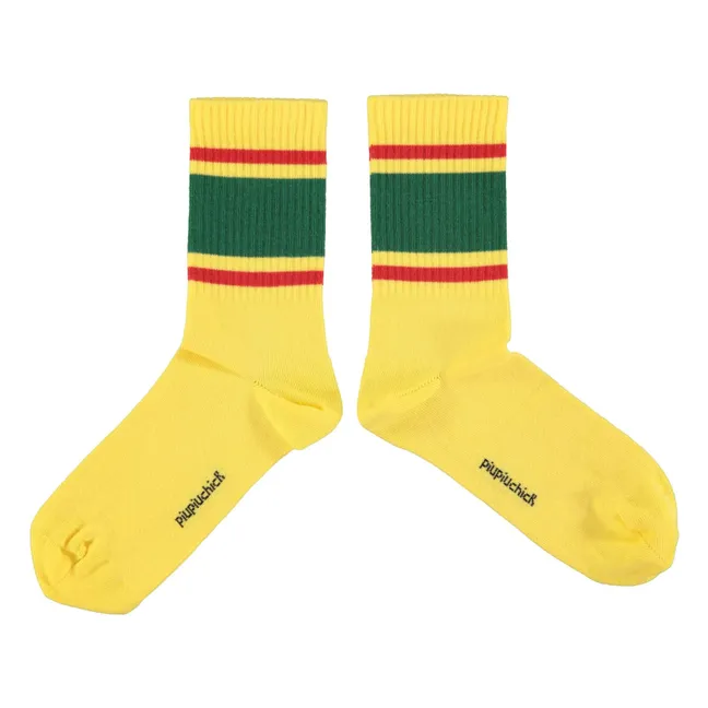 Calzino a righe | Giallo