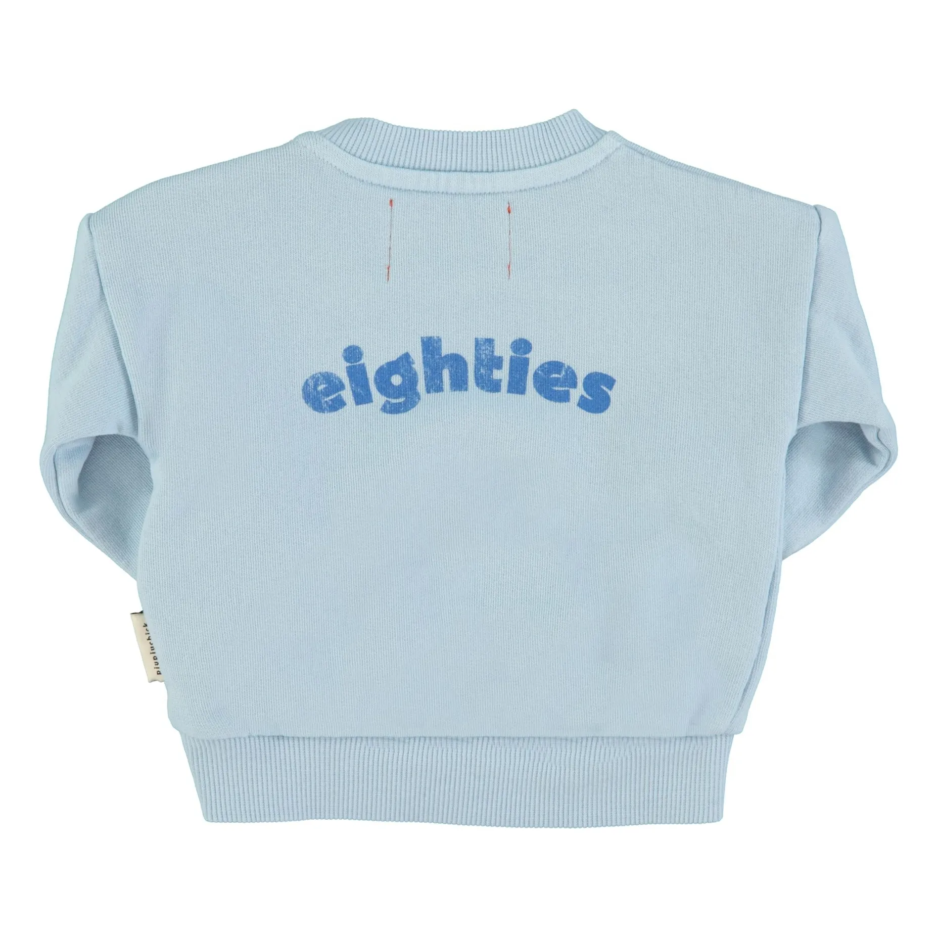 Eighties organic cotton sweatshirt | Light Blue- Product image n°5