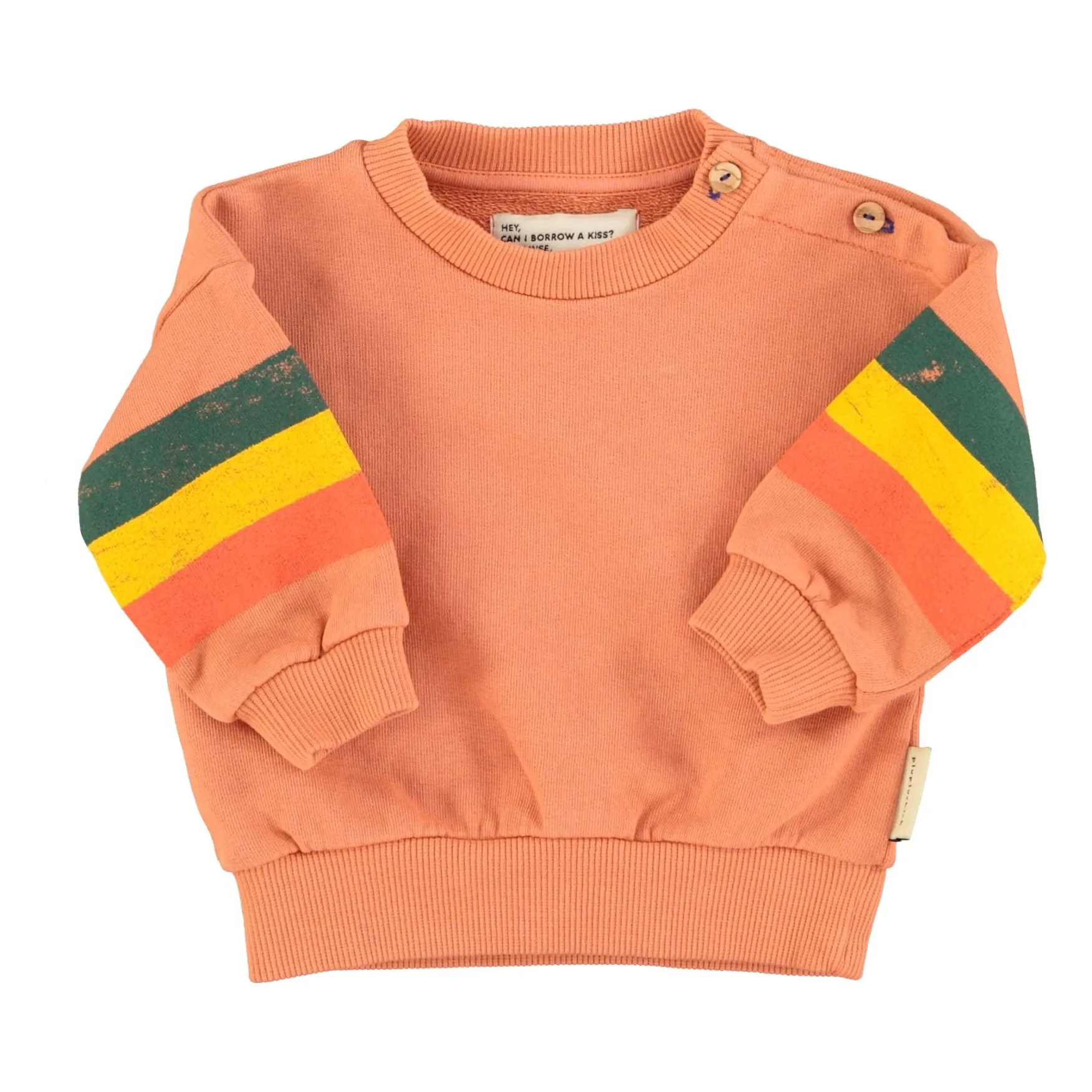 Etoile organic cotton sweatshirt | Coral- Product image n°4