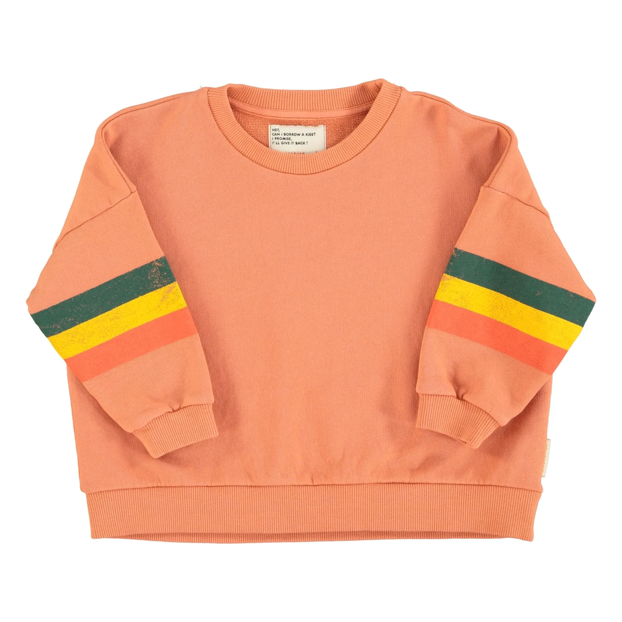 Etoile organic cotton sweatshirt | Coral- Product image n°0