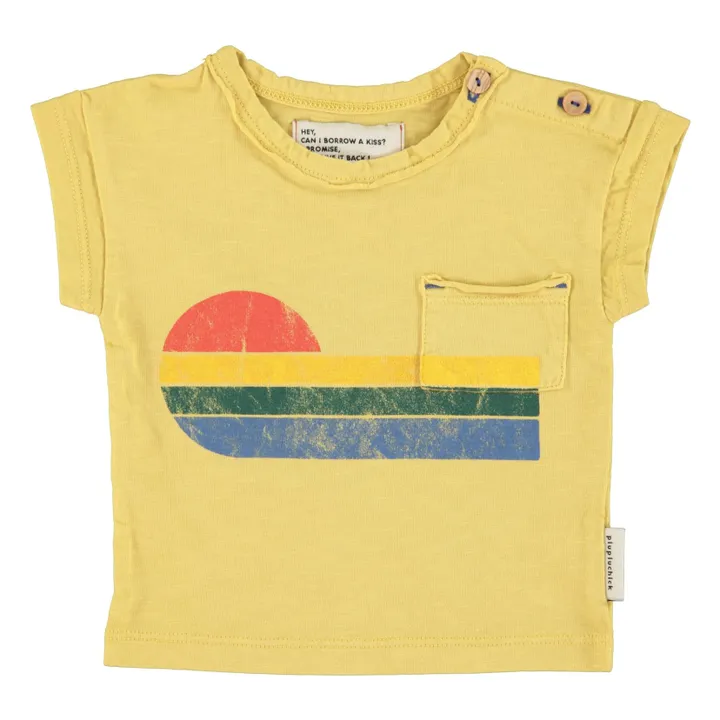 Wave T-shirt | Yellow- Product image n°4
