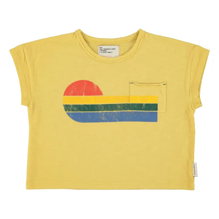 Wave T-shirt | Yellow- Product image n°0