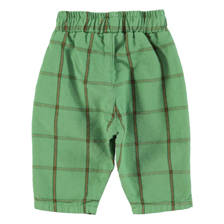 Carreaux Pants  | Green- Product image n°5