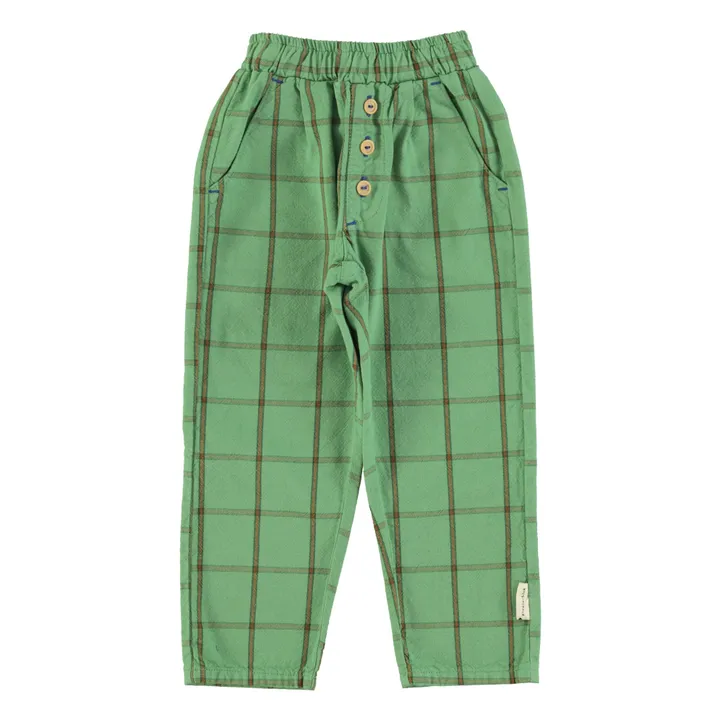 Carreaux Pants  | Green- Product image n°0