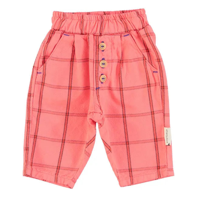Pantalones Carreaux  | Rosa