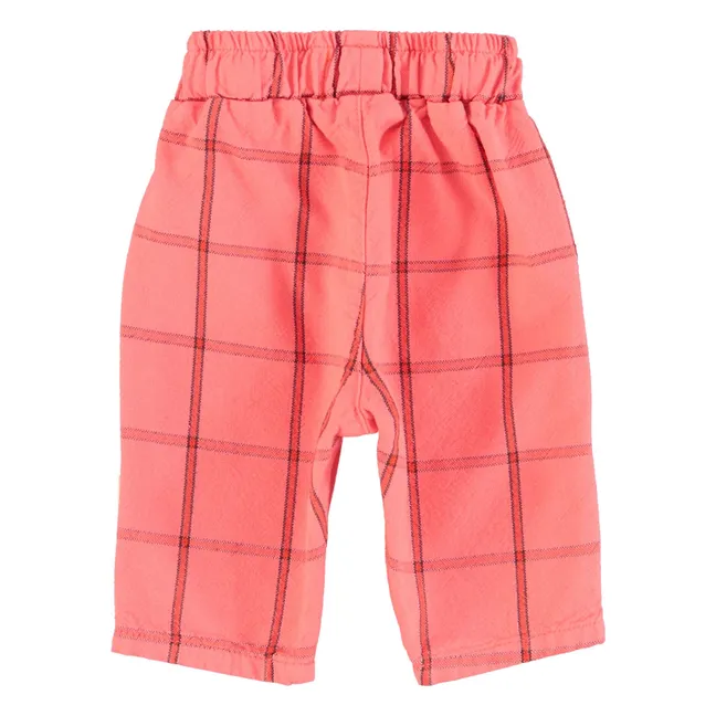 Pantalones Carreaux  | Rosa
