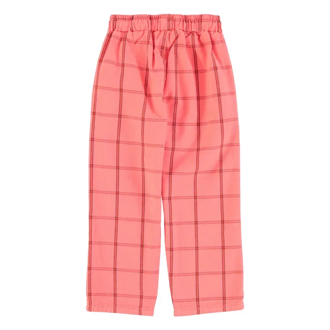 Pantalones Carreaux  | Rosa