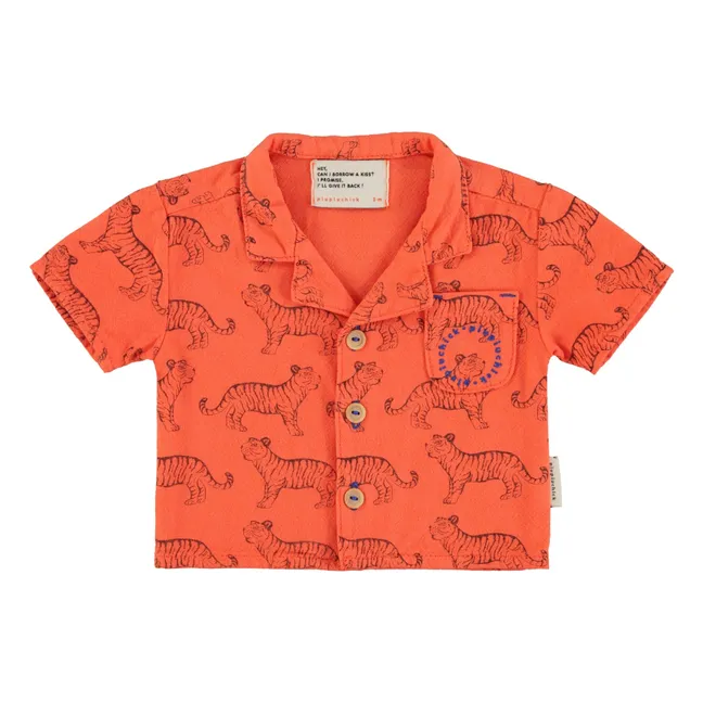 Hemd Tiger Bio-Baumwolle | Orange