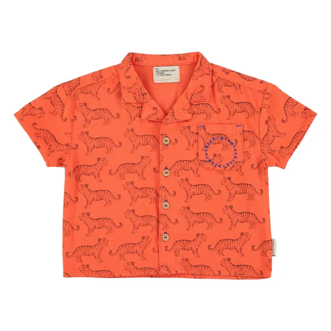 Hemd Tiger Bio-Baumwolle | Orange