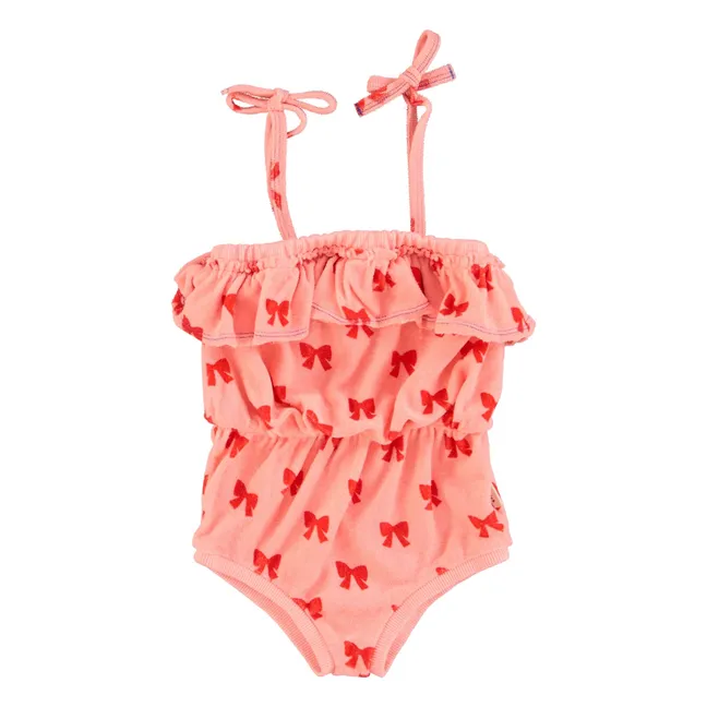 Strampelanzug Knoten Frottee Bio | Rosa