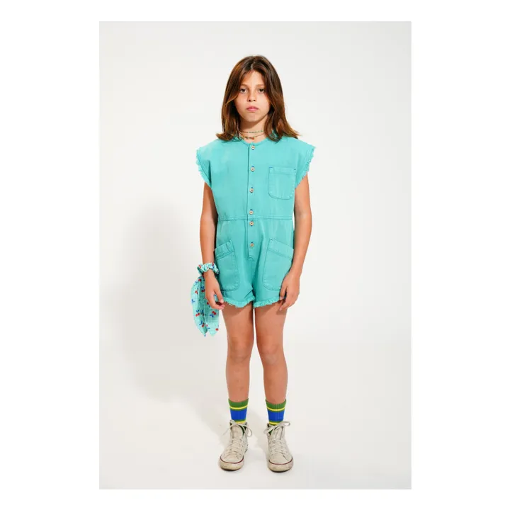 Combishort Cherry  | Bleu pétrole- Image produit n°1