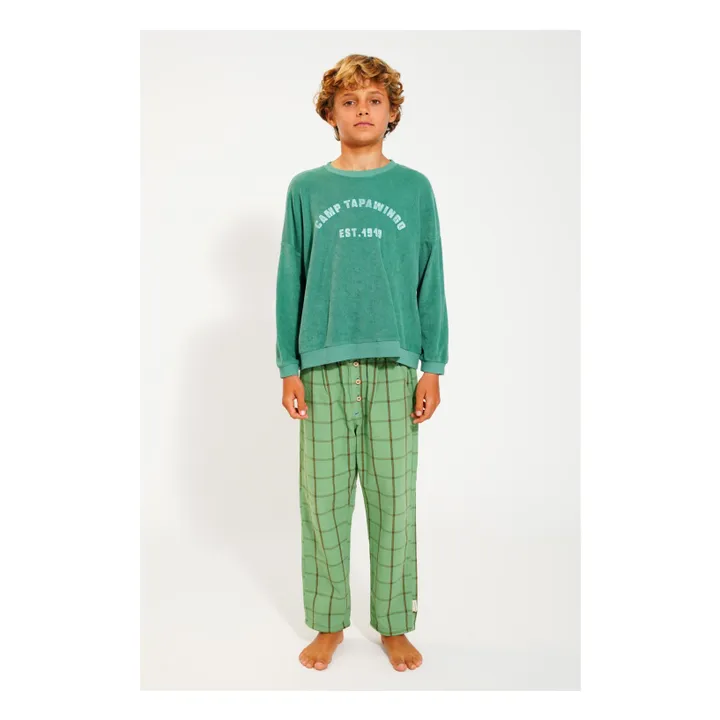 Carreaux Pants  | Green- Product image n°1