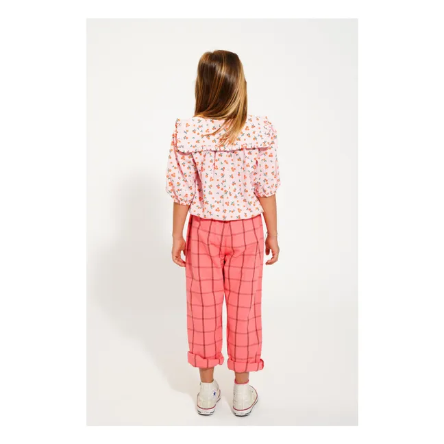 Pantalones Carreaux  | Rosa