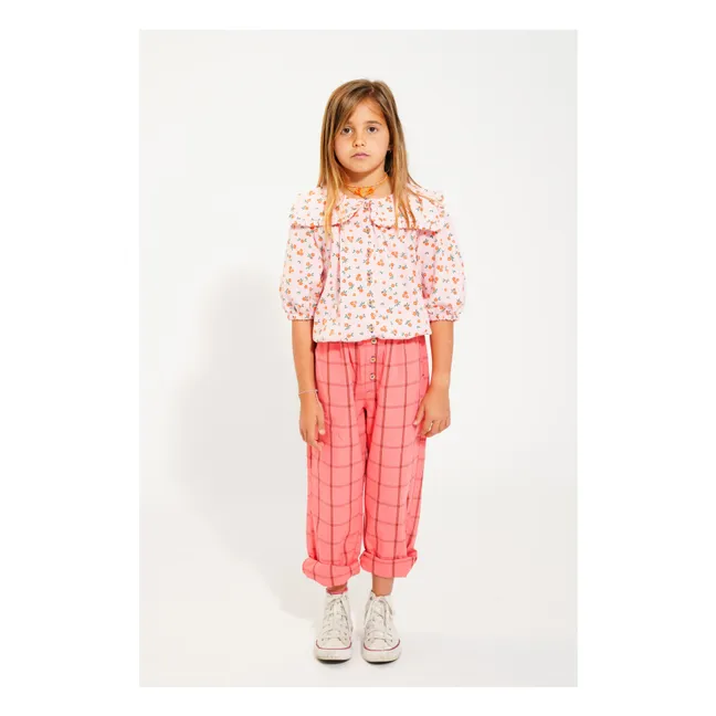 Pantalones Carreaux  | Rosa