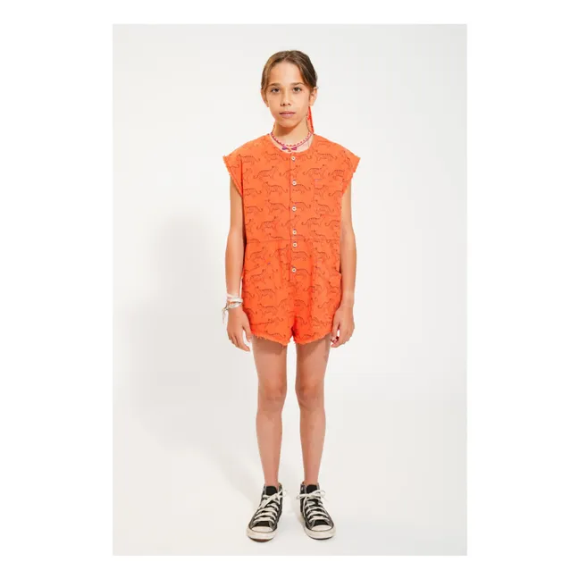 Combishort Tiger Pocket Bio-Baumwolle | Orange