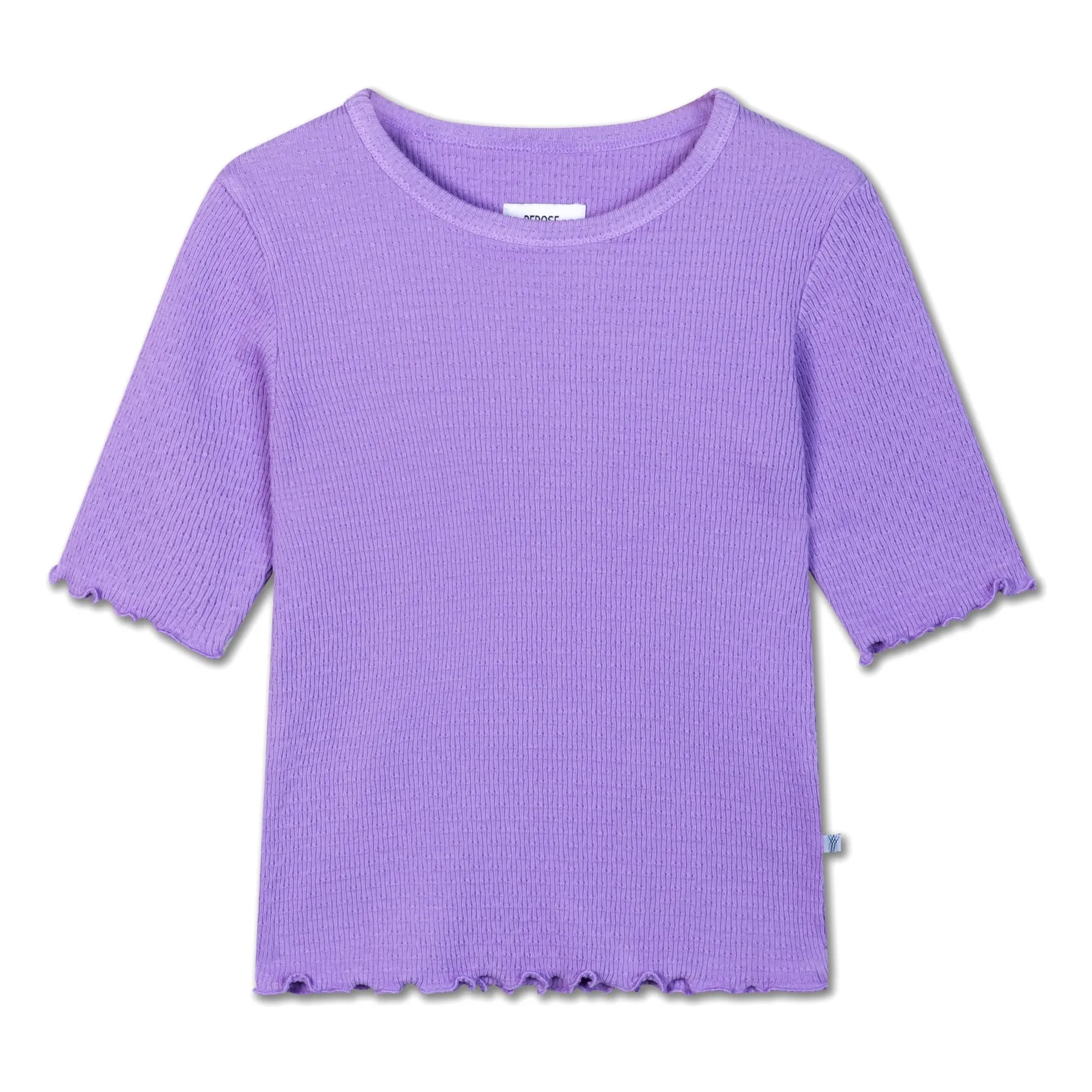 Repose Ams Lavender Organic Cotton Ribbed T-Shirt