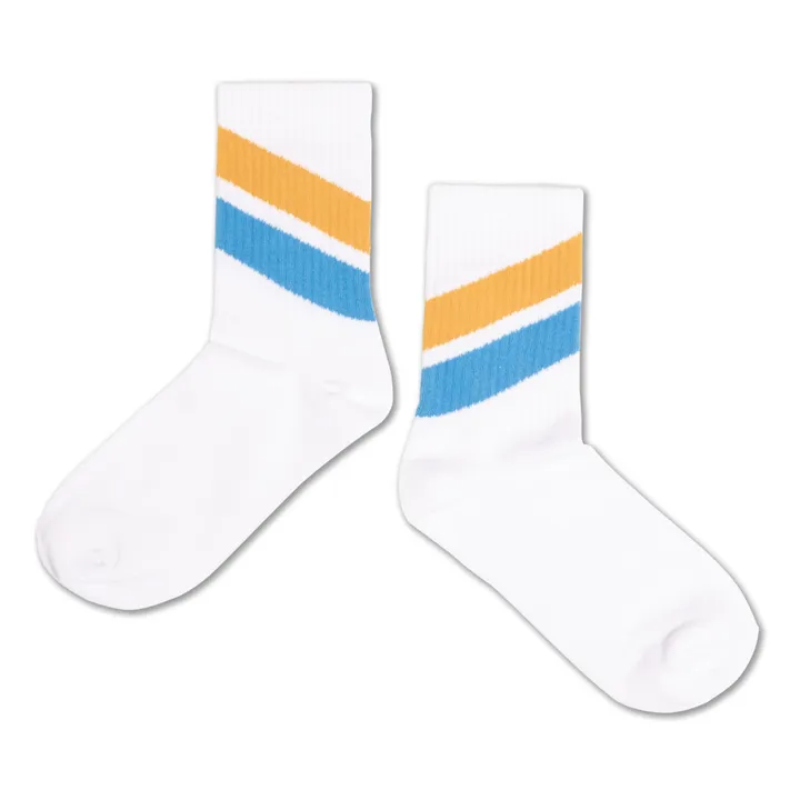 Calcetines de rayas | Blanco- Imagen del producto n°0