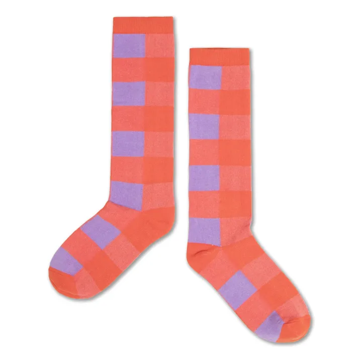 Calcetines altos | Coral- Imagen del producto n°0