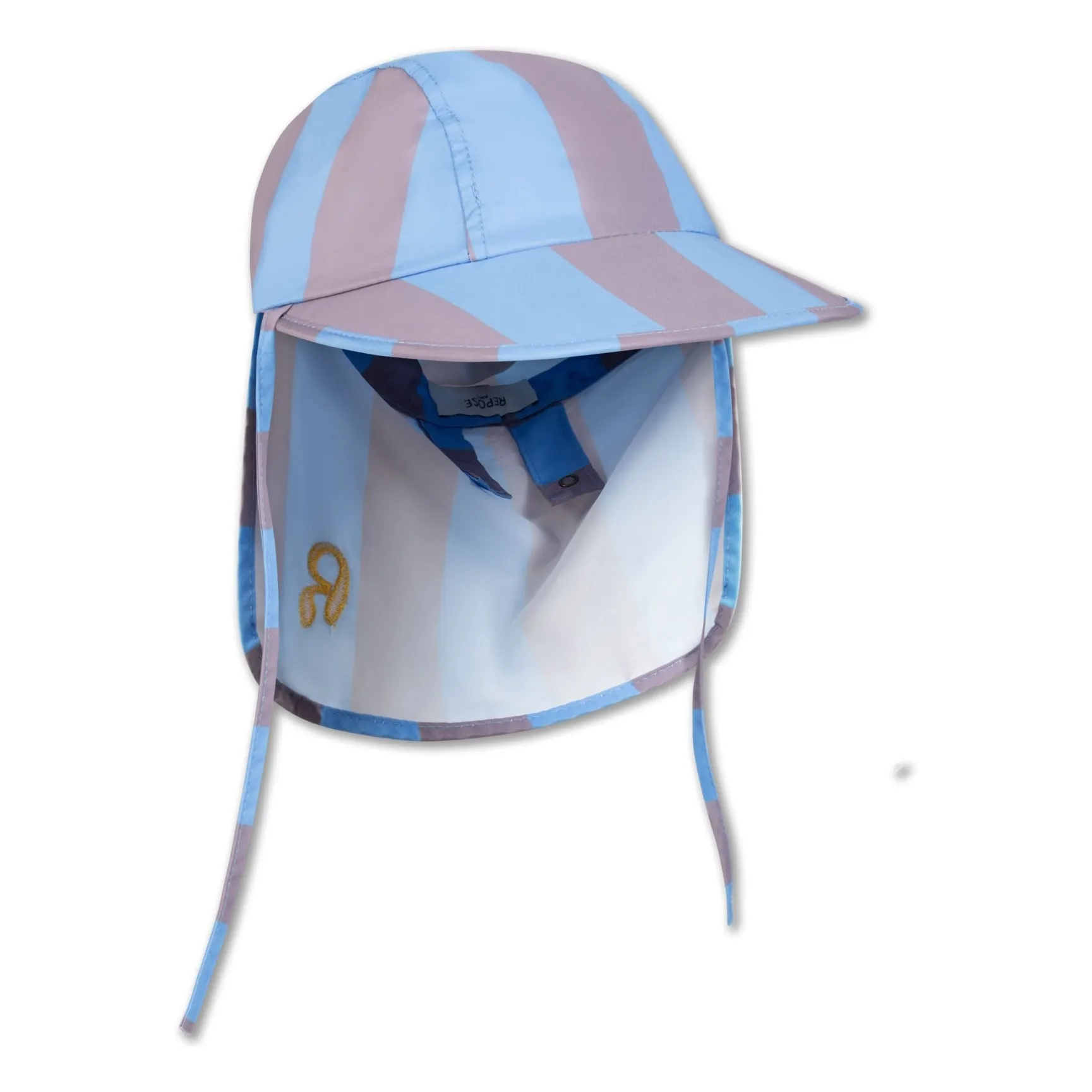 Repose Ams Azure Blue Stripes Recycled Fiber Cap