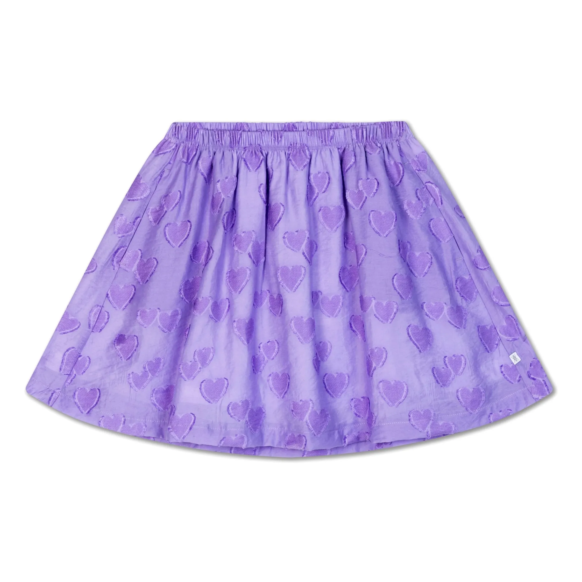 Repose Ams Purple Ruffled Hearts Skirt