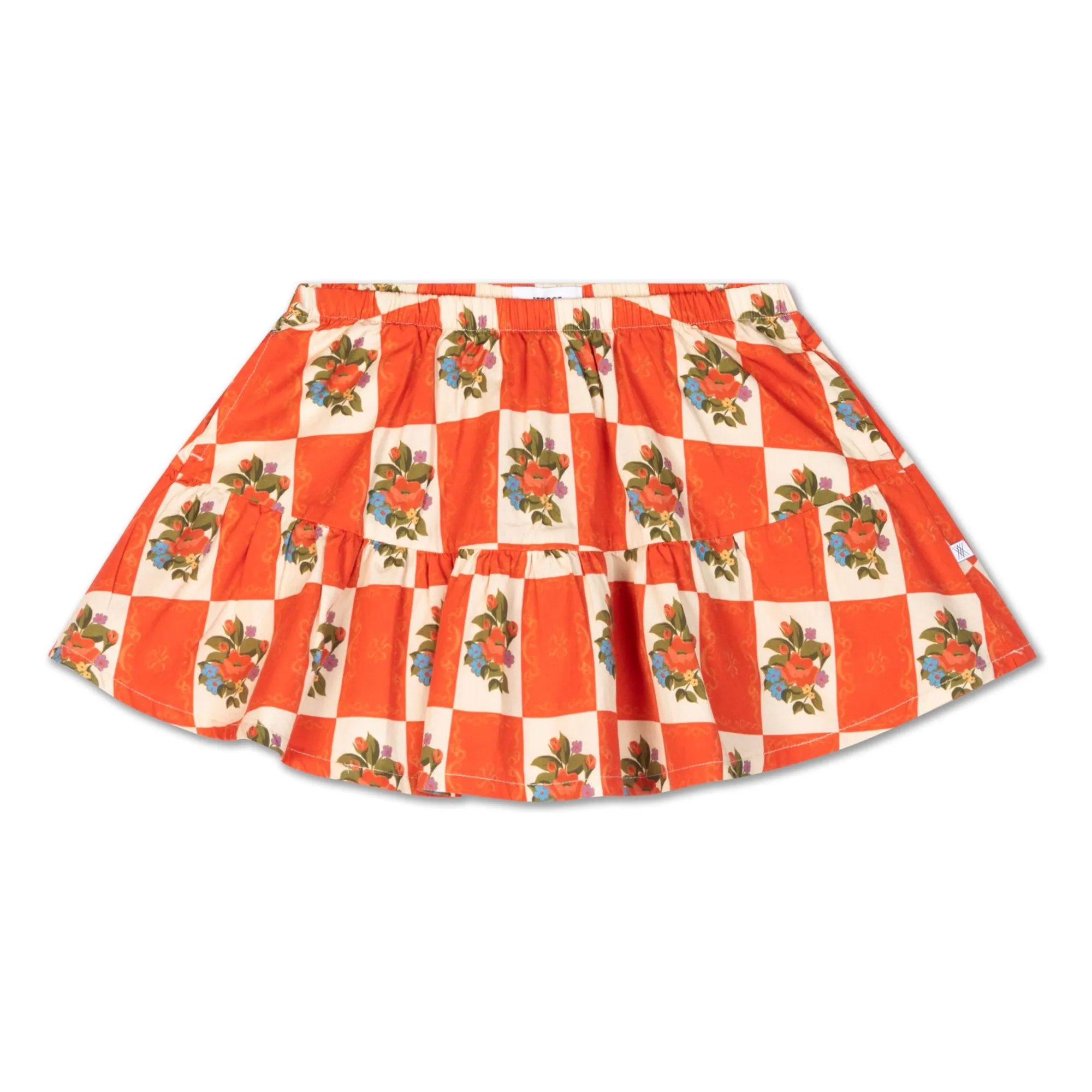 Repose Ams Orange Organic Cotton Flower Skirt