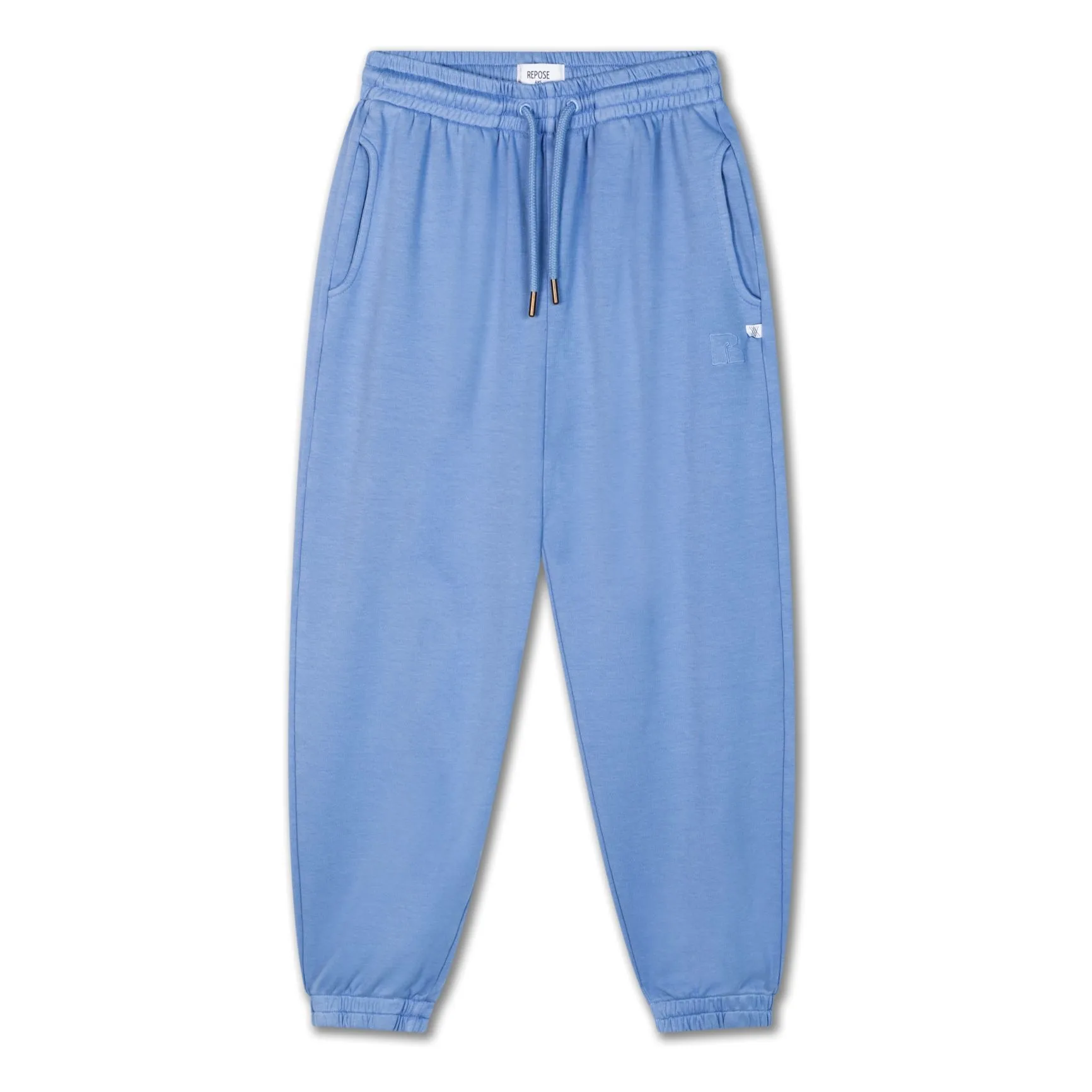 Jogger Slim Coton Bio | Bleu ciel- Image produit n°0
