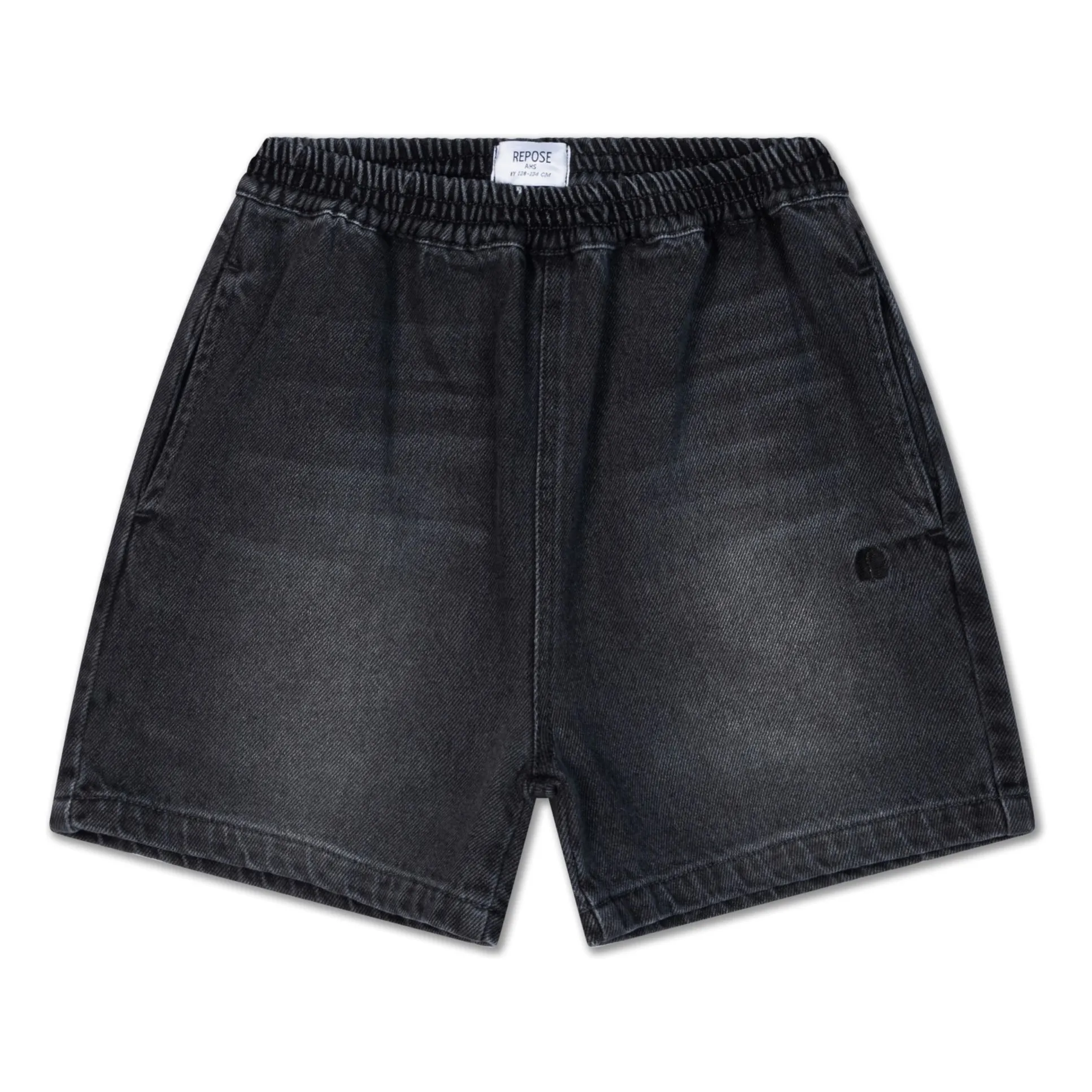 Repose Ams Charcoal Grey Organic Cotton Twill Shorts