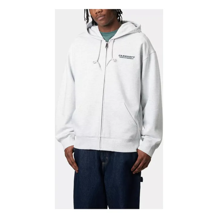 Sudadera con cremallera Runaway | Gris Jaspeado- Imagen del producto n°1
