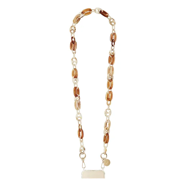 Cadena Andy de 120 cm de longitud | Beige