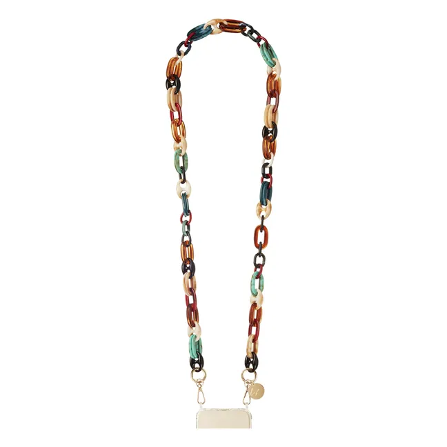 Cadena larga ámbar 120 cm | Multicolor