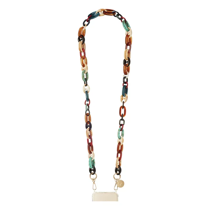 Cadena larga ámbar 120 cm | Multicolor- Imagen del producto n°0