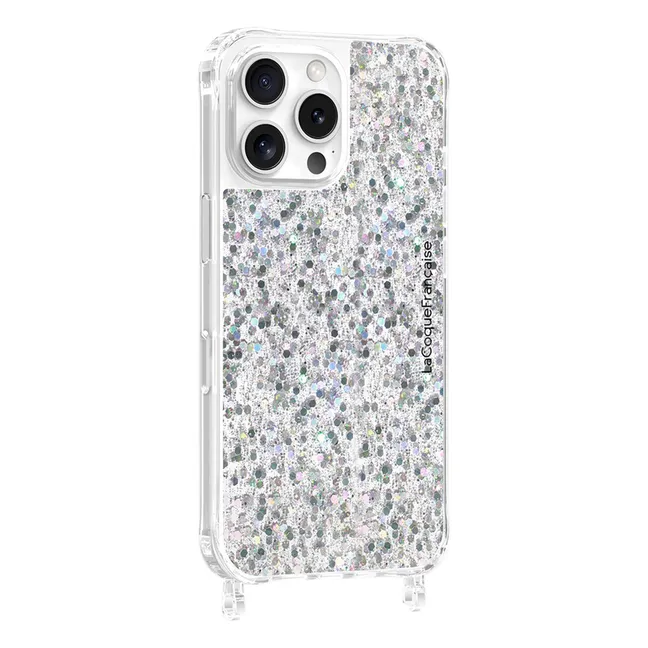 Iphone Cover Glitter Holographic | Silber