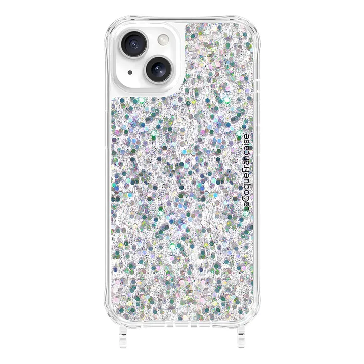 Iphone Cover Glitter Holographic | Silber- Produktbild Nr. 1