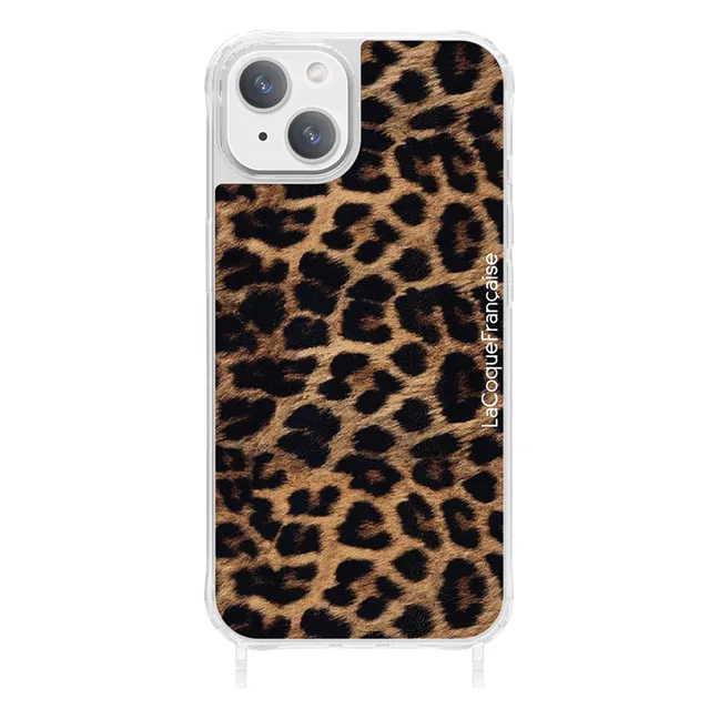 Custodia per Iphone Leopard | Marrone
