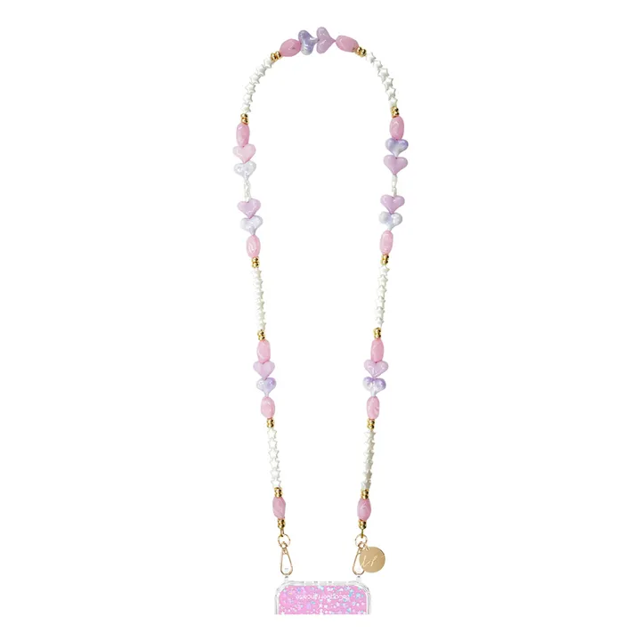 Lange Kette Ana 100 cm | Violett- Produktbild Nr. 0