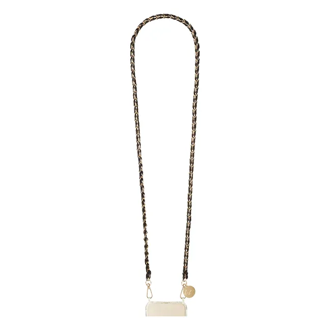 Lange Kette Lou 120 cm | Schwarz
