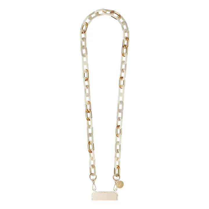 Lange Kette Liv 120 cm | Beige- Produktbild Nr. 0