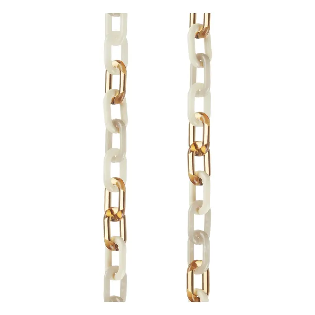 Lange Kette Liv 120 cm | Beige