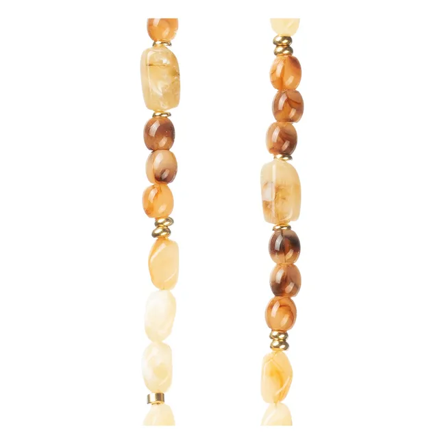 Acebo cadena larga 120 cm | Beige