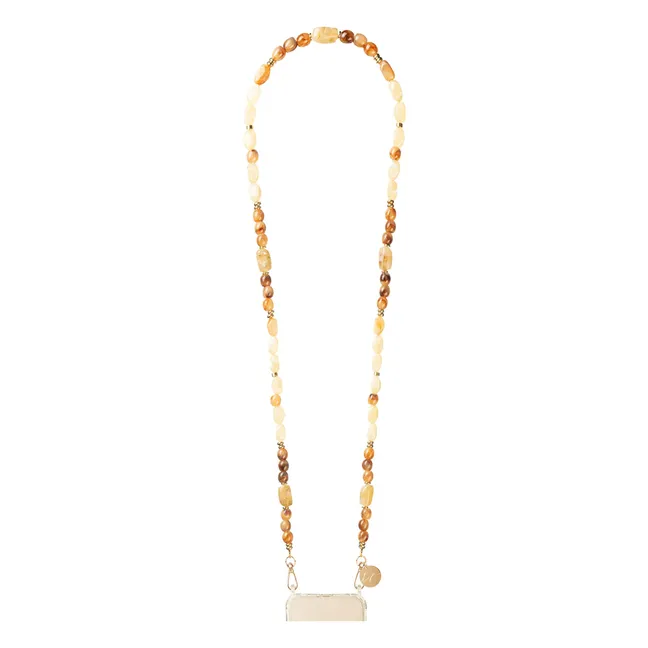 Acebo cadena larga 120 cm | Beige