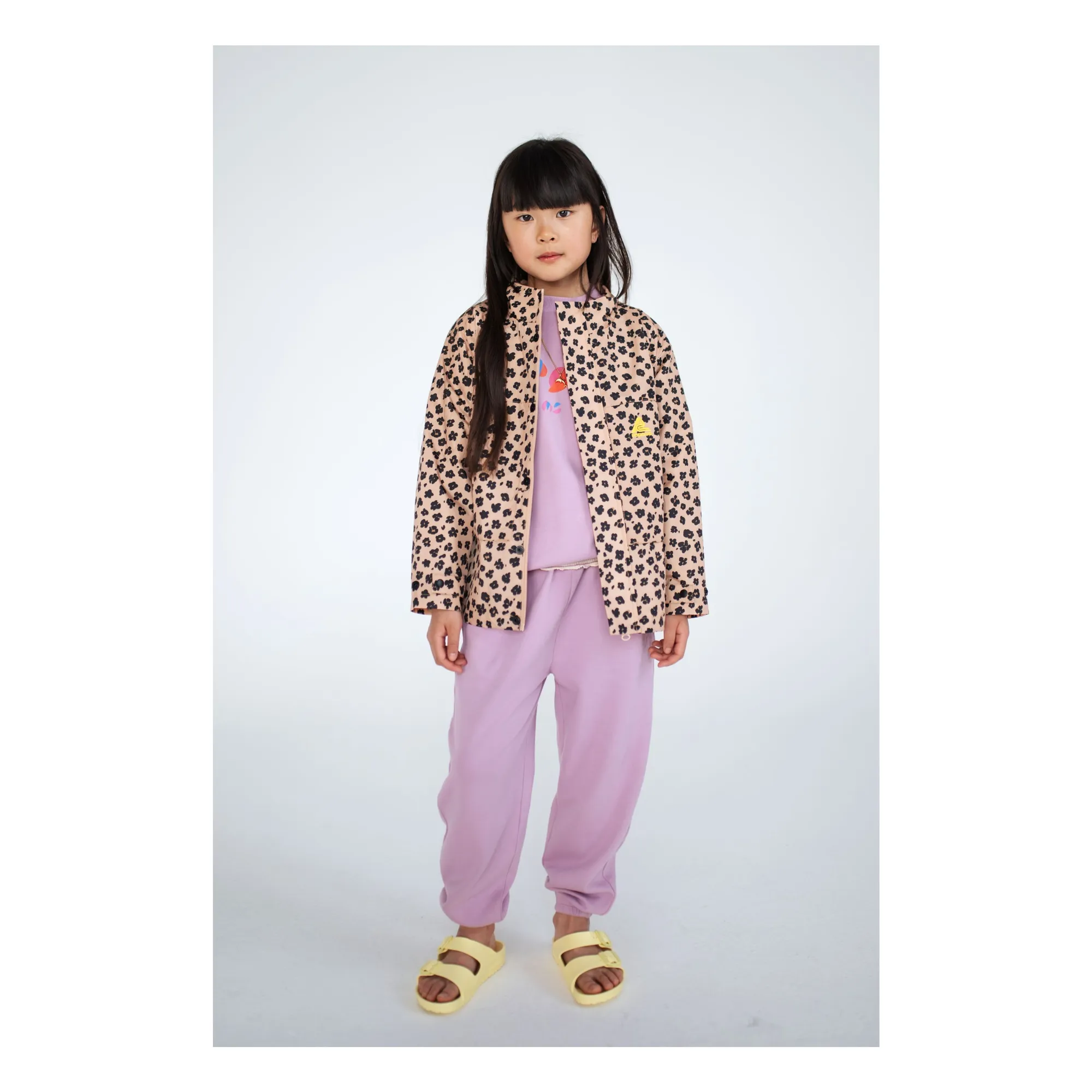 Leopard Jacket Recycled Fibers | Beige- Product image n°1