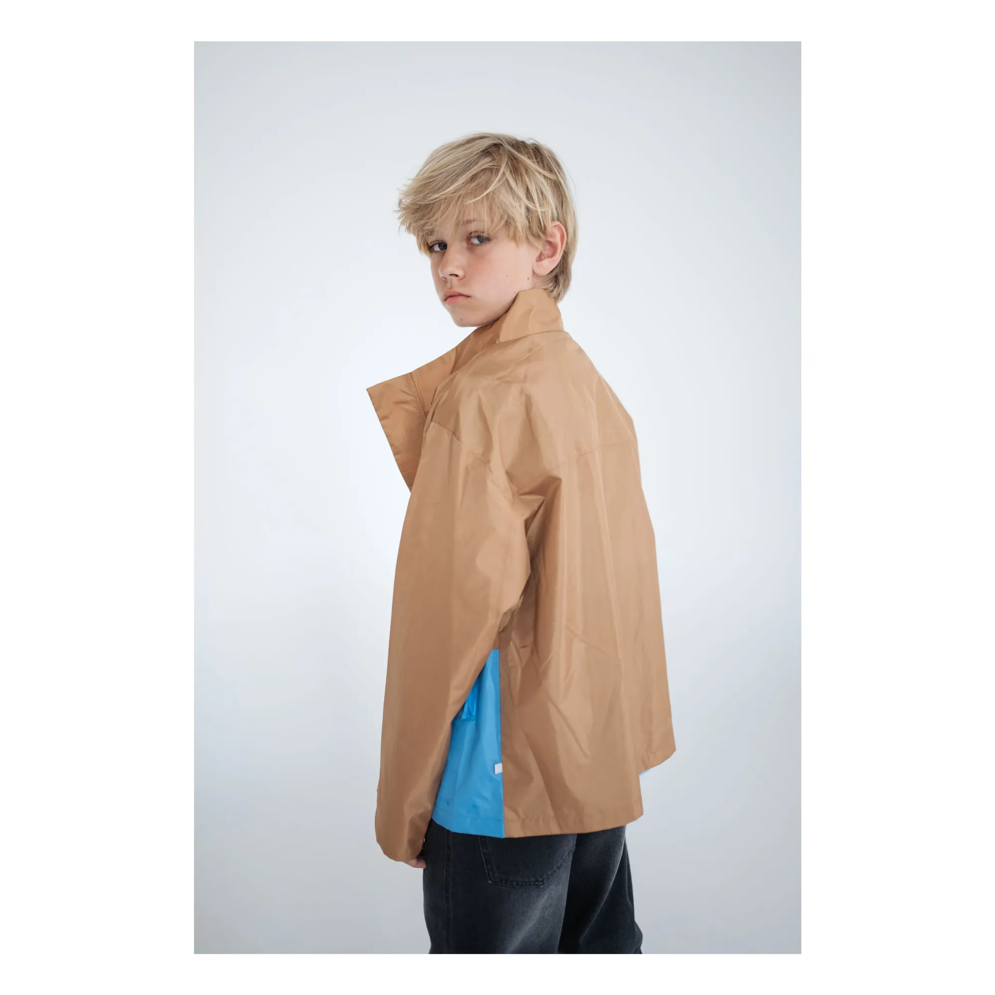 Recycled Fiber Jacket | Camel- Product image n°3