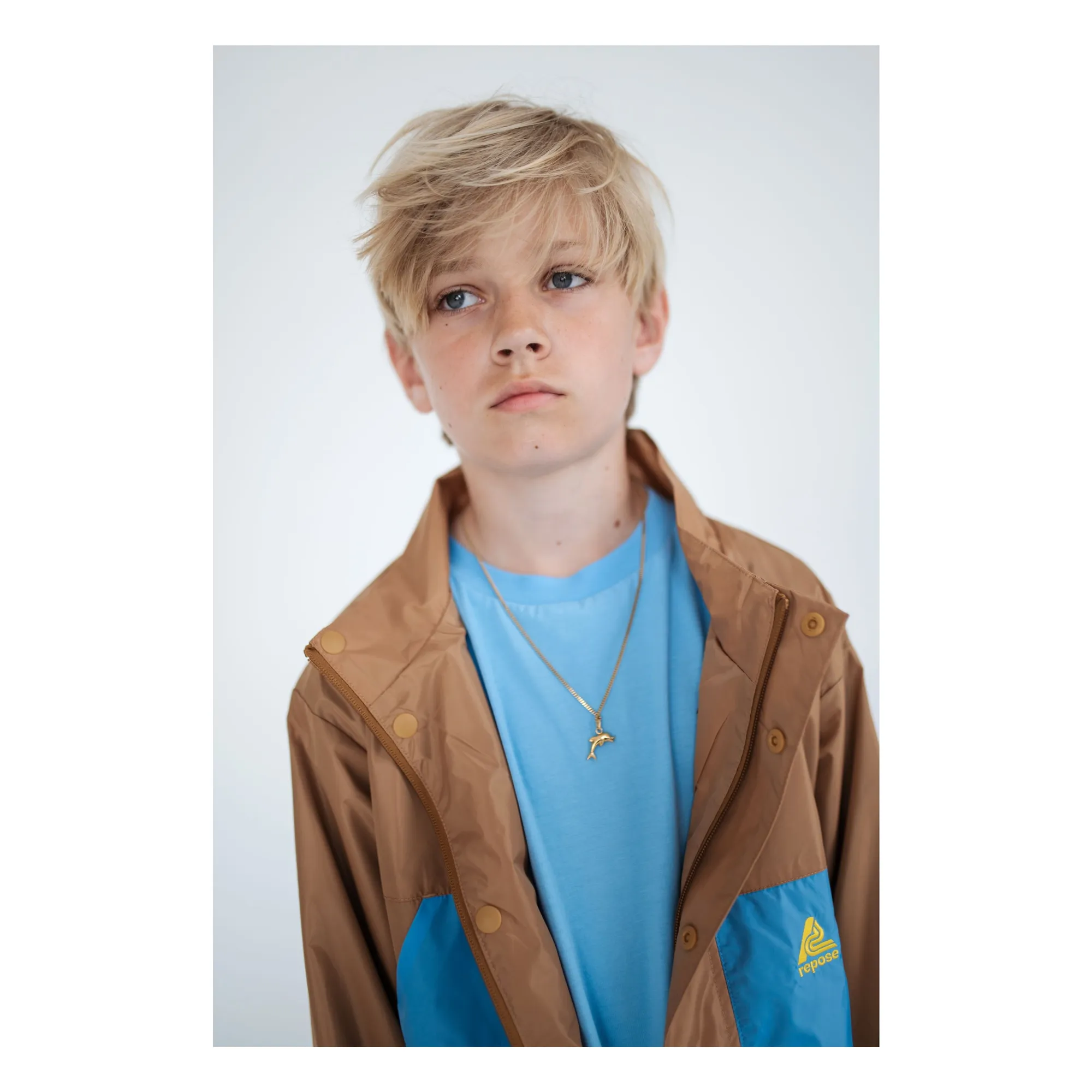 Recycled Fiber Jacket | Camel- Product image n°5
