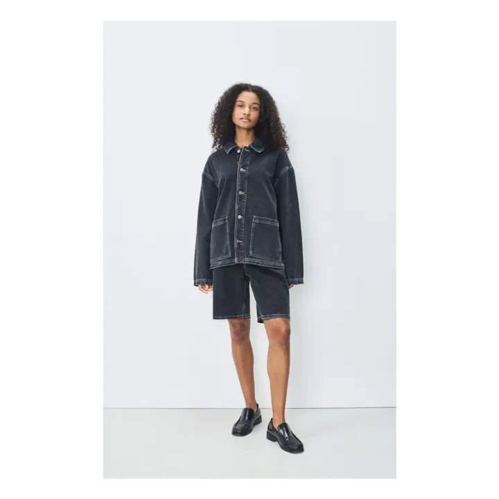 Bermuda Yopday Denim | Noir- Image produit n°2
