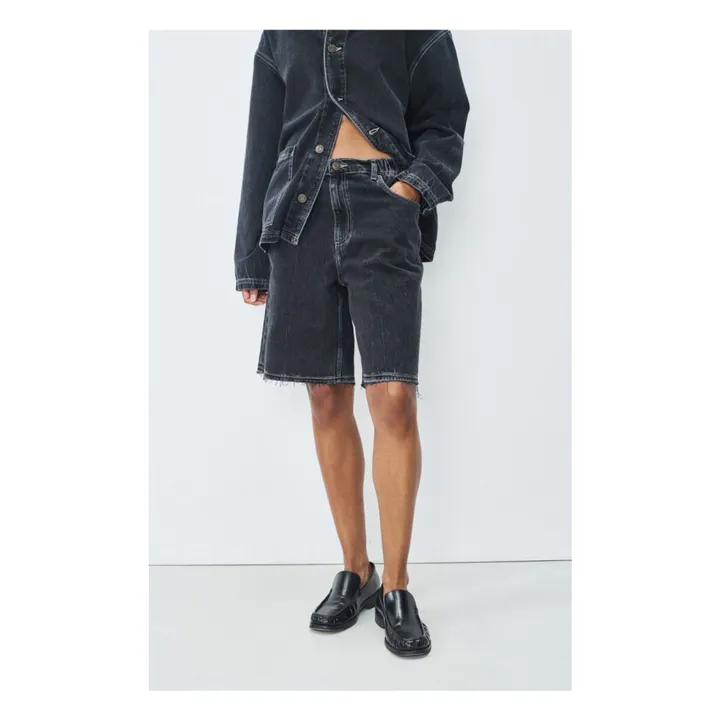 Bermuda Yopday Denim | Noir- Image produit n°1