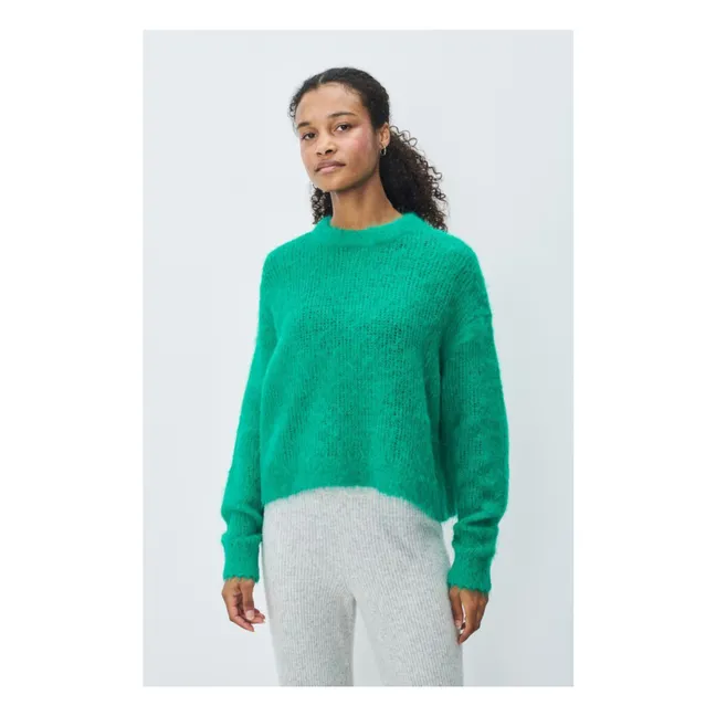 Jersey Bymi Alpaca | Verde Menta