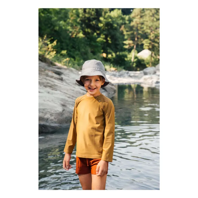 Short de Bain Fibres Recyclées | Brique