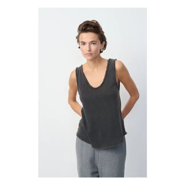 U-neck tank top Sonoma | Black